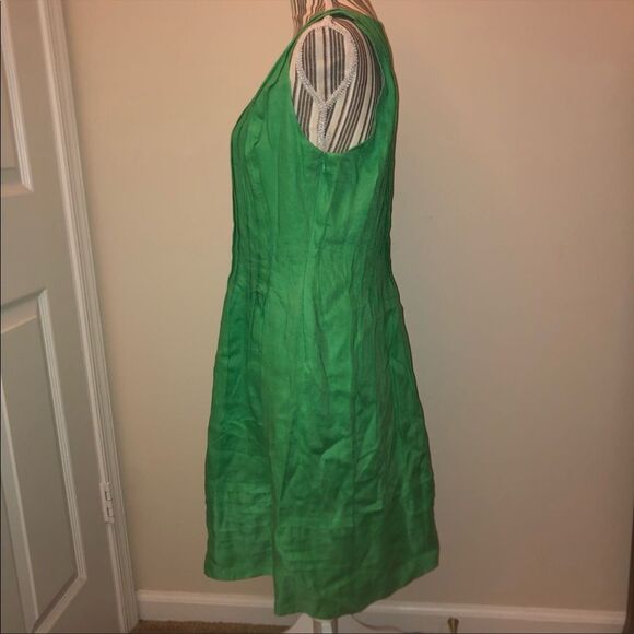 Ralph Lauren pleated green dress 2 - Picture 3 of 6